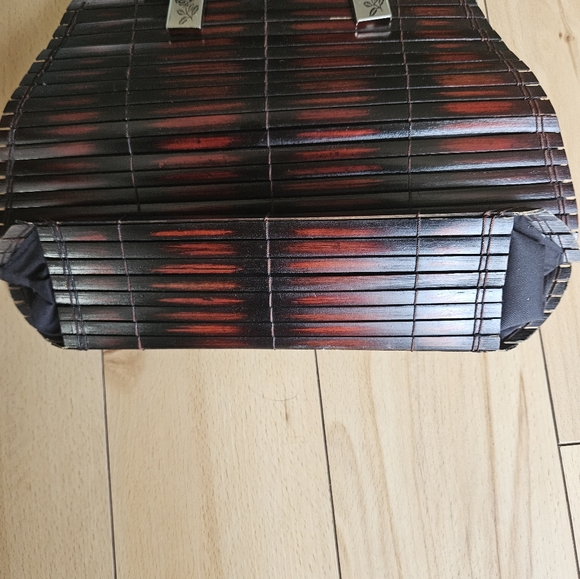 Wood and Sea shell handbag purse - Picture 5 of 10